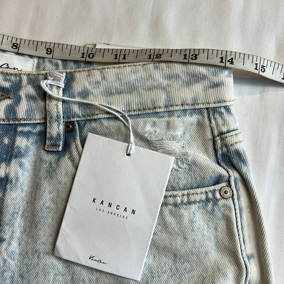 KanCan hi rise ankle skinny acid wash distressed, jeans, size 25 new tags - Picture 5 of 8